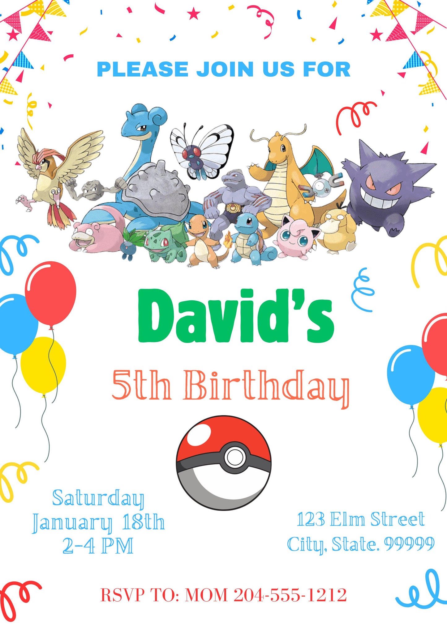 pokemon birthday party supplies online