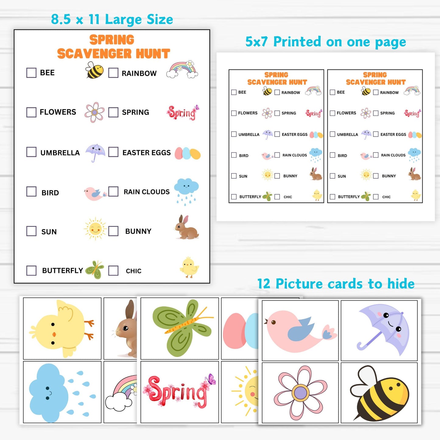 spring scavenger hunt preschool