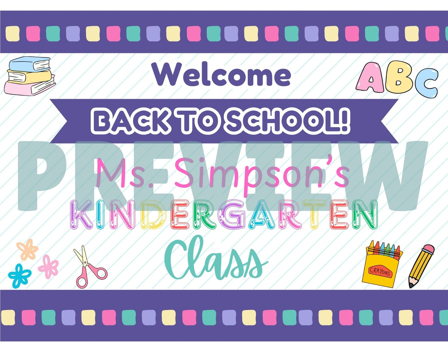 teacher welcome door posters online