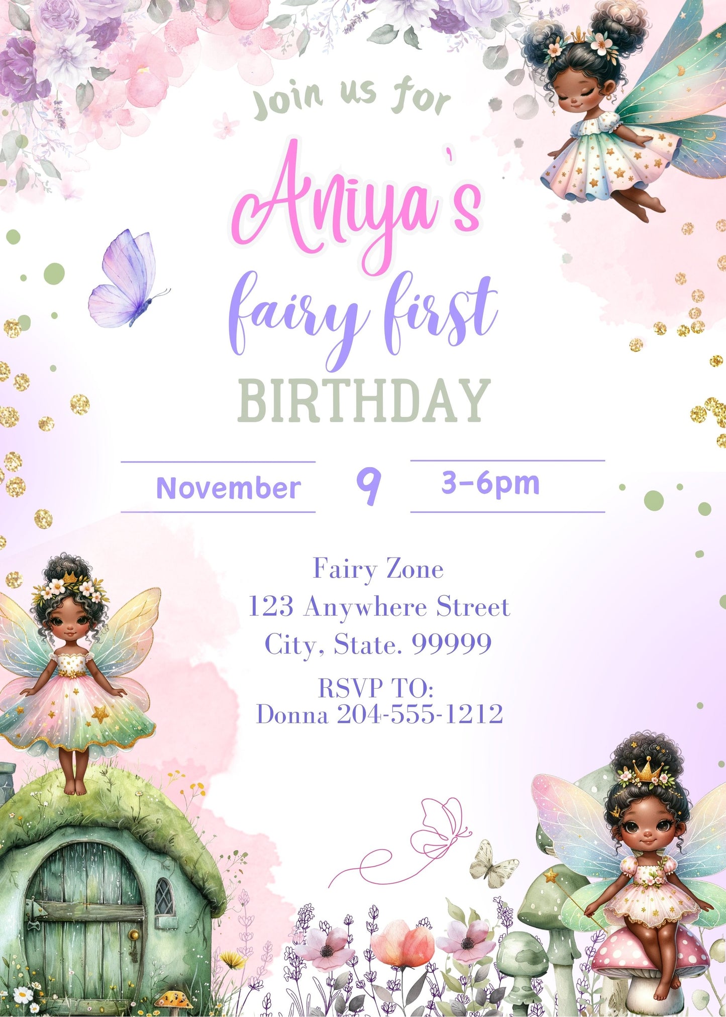 fairy first african american party