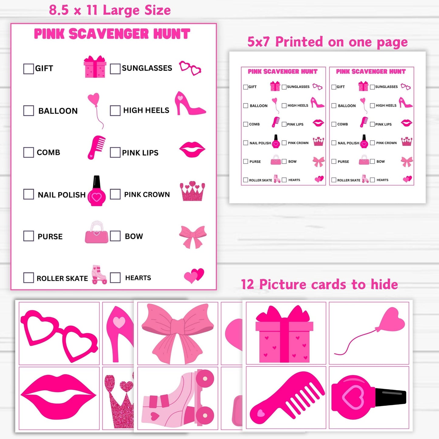 barbie scavenger hunt printable