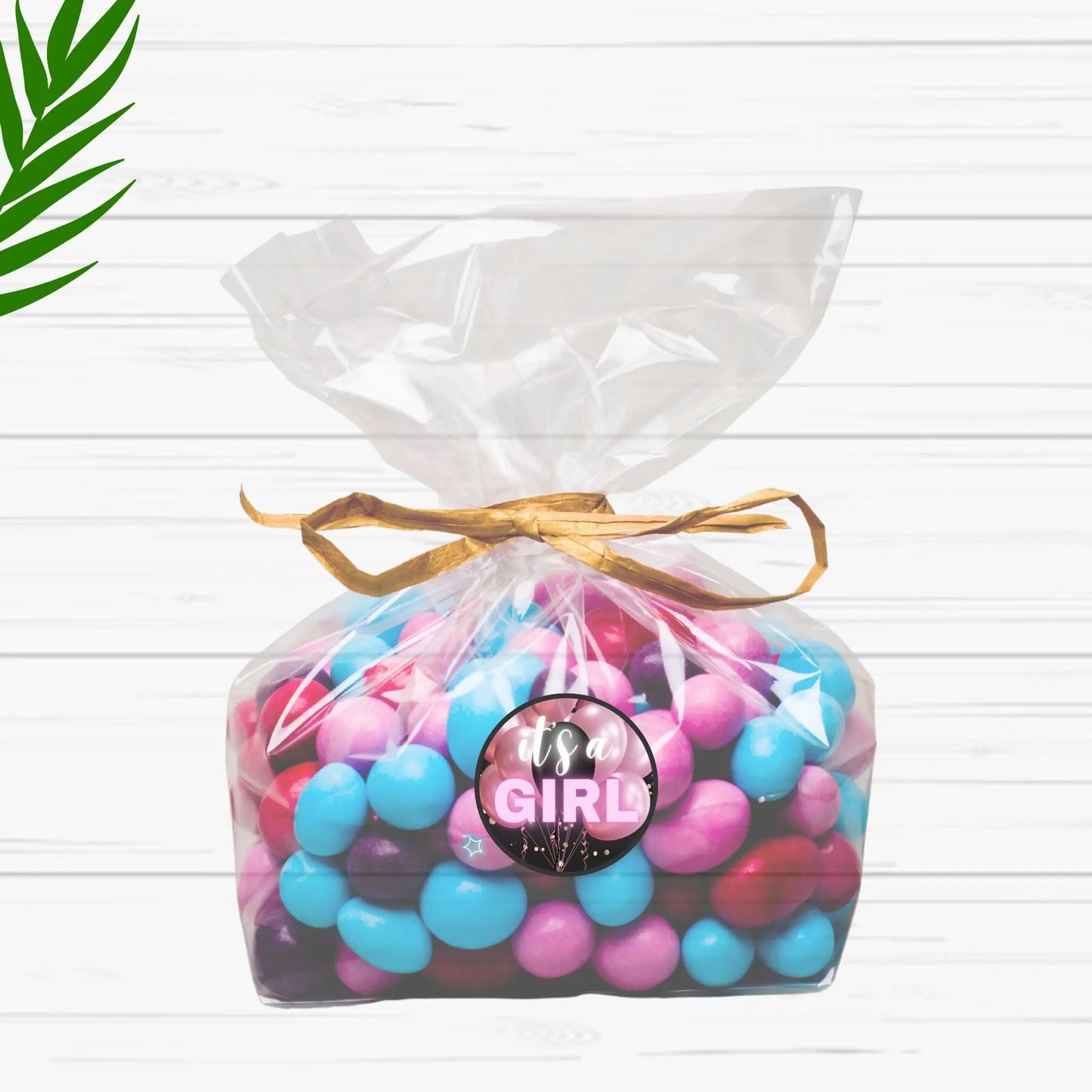 it's a girl party favor labels printable