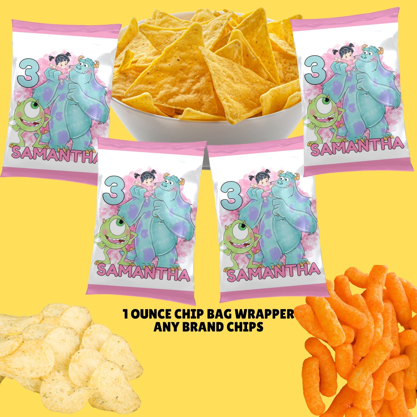 monsters ink chip bag party favors