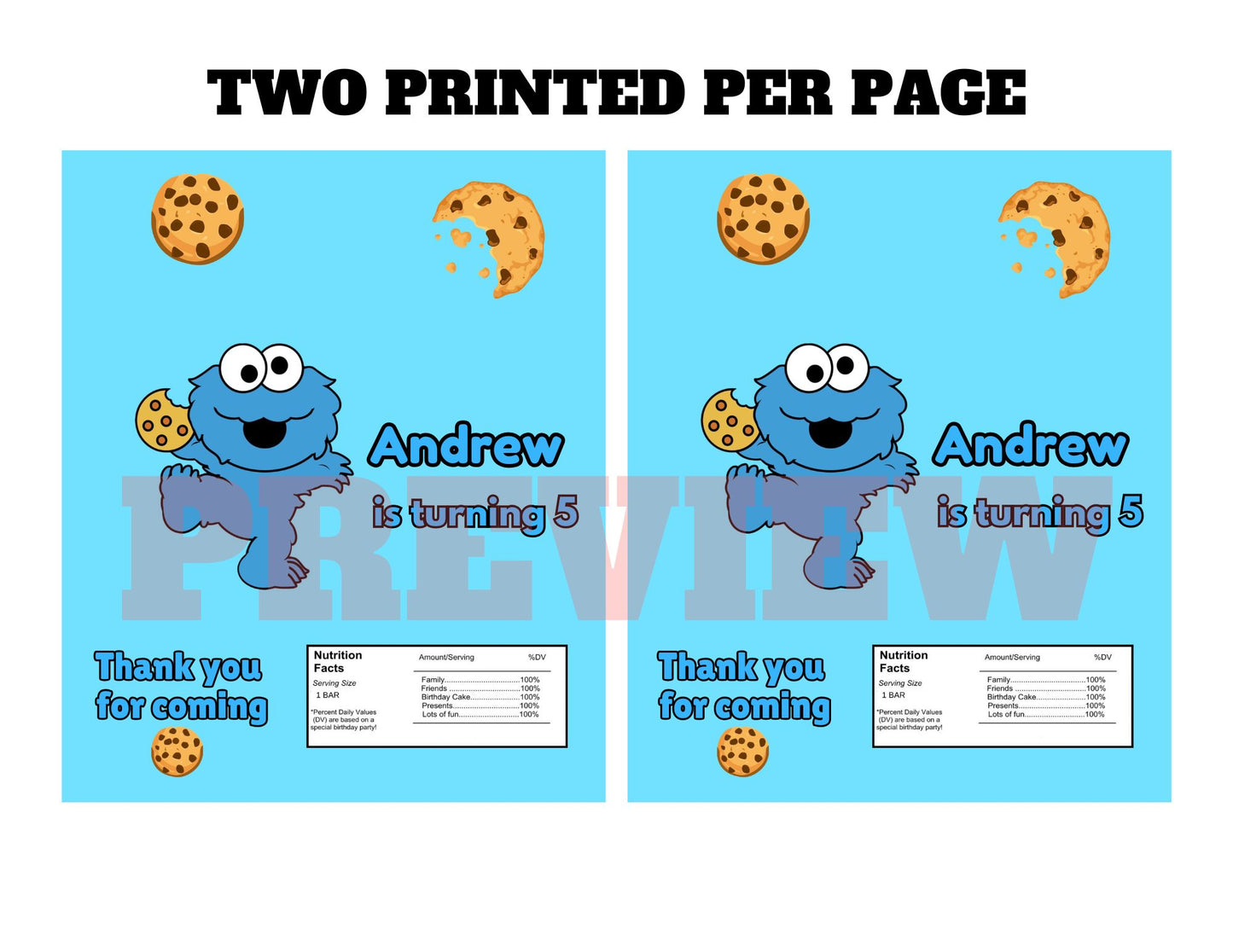 cookie monster parties