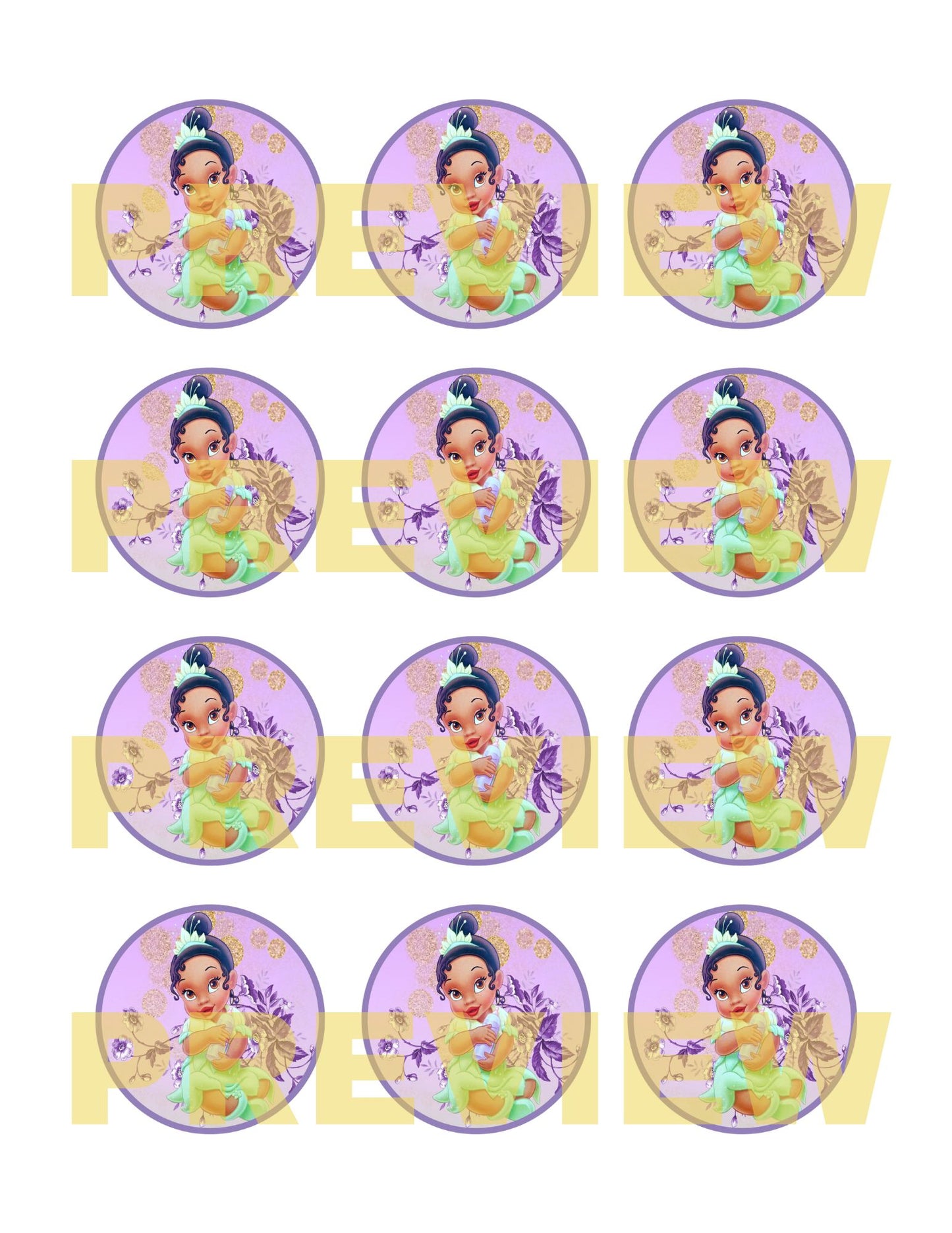 cute baby tiana party supplies