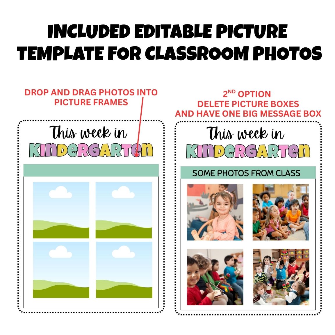 kindergarten newsletter template download
