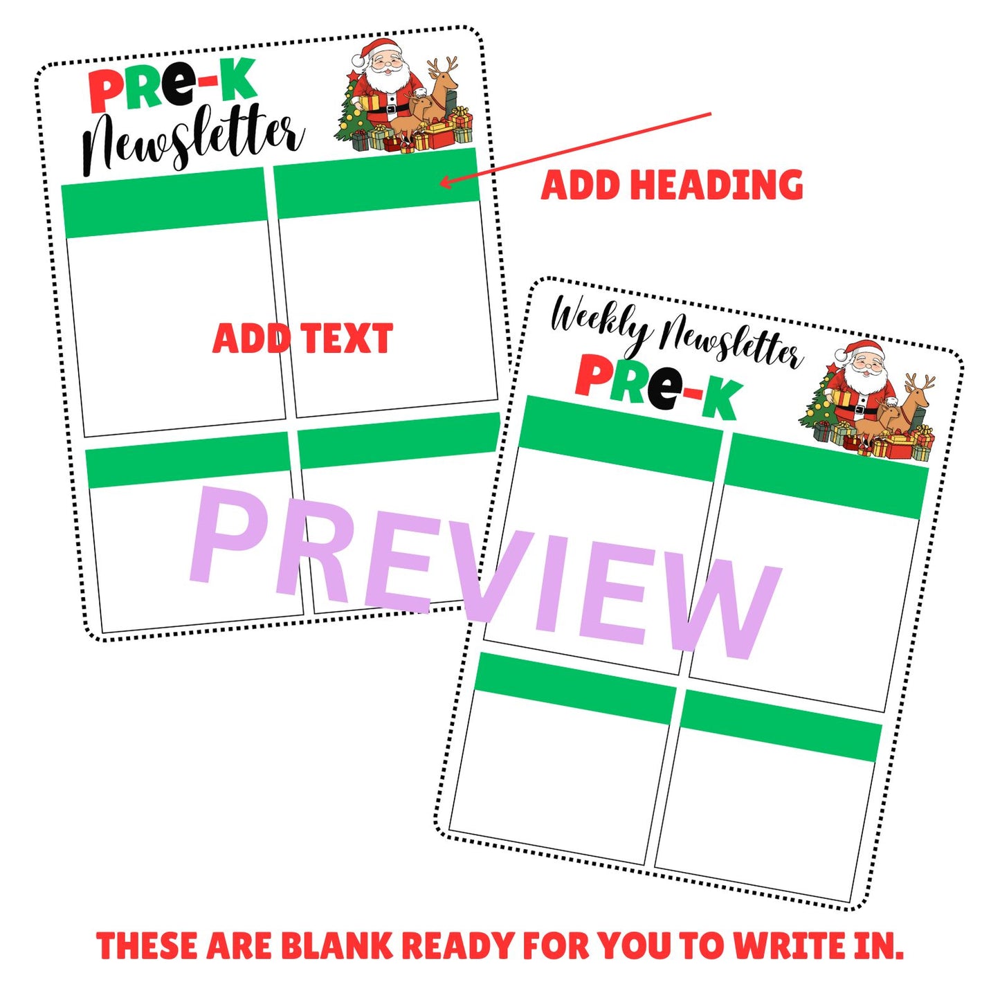 teacher newsletter templates
