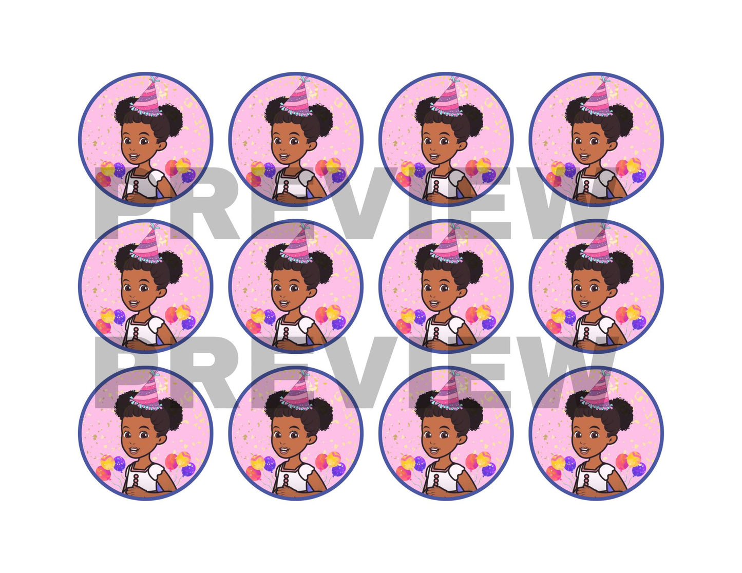 gracie's corner cake toppers printable