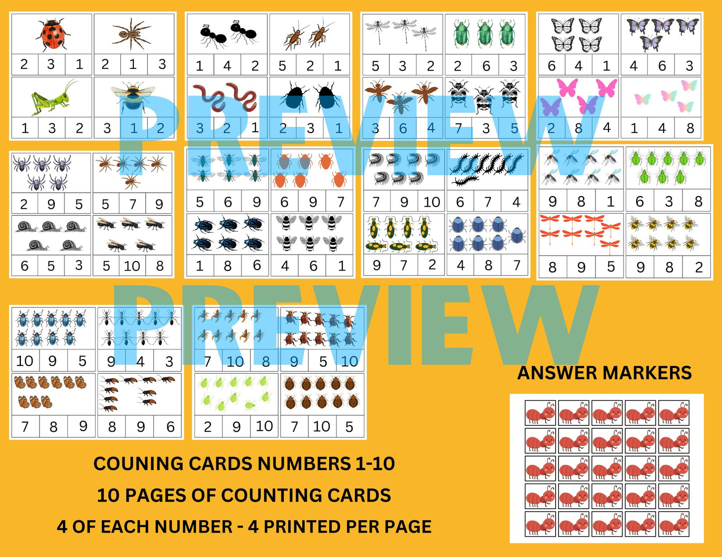 toddler bug and insect learning