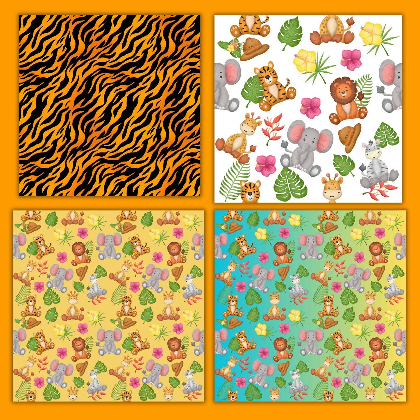 safari seamless digital paper printable online