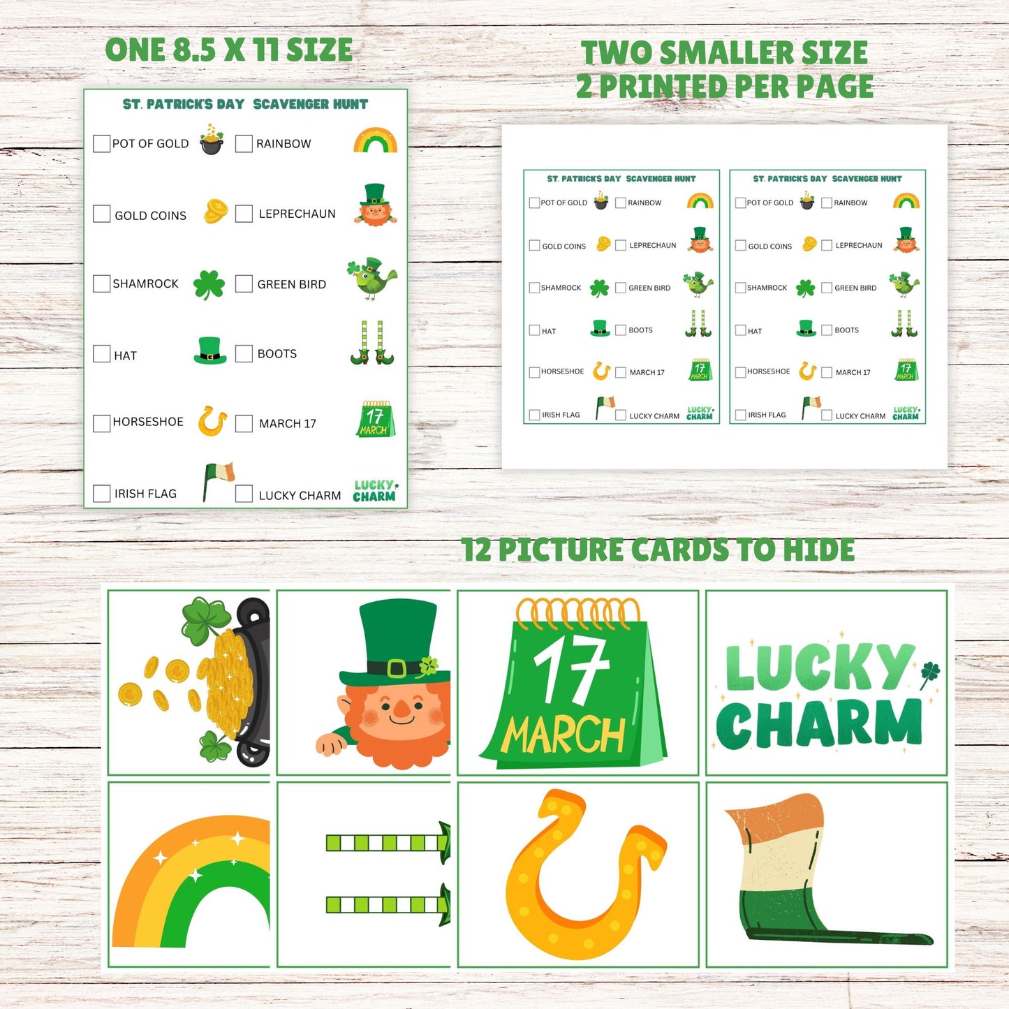 kids st patricks day printable games