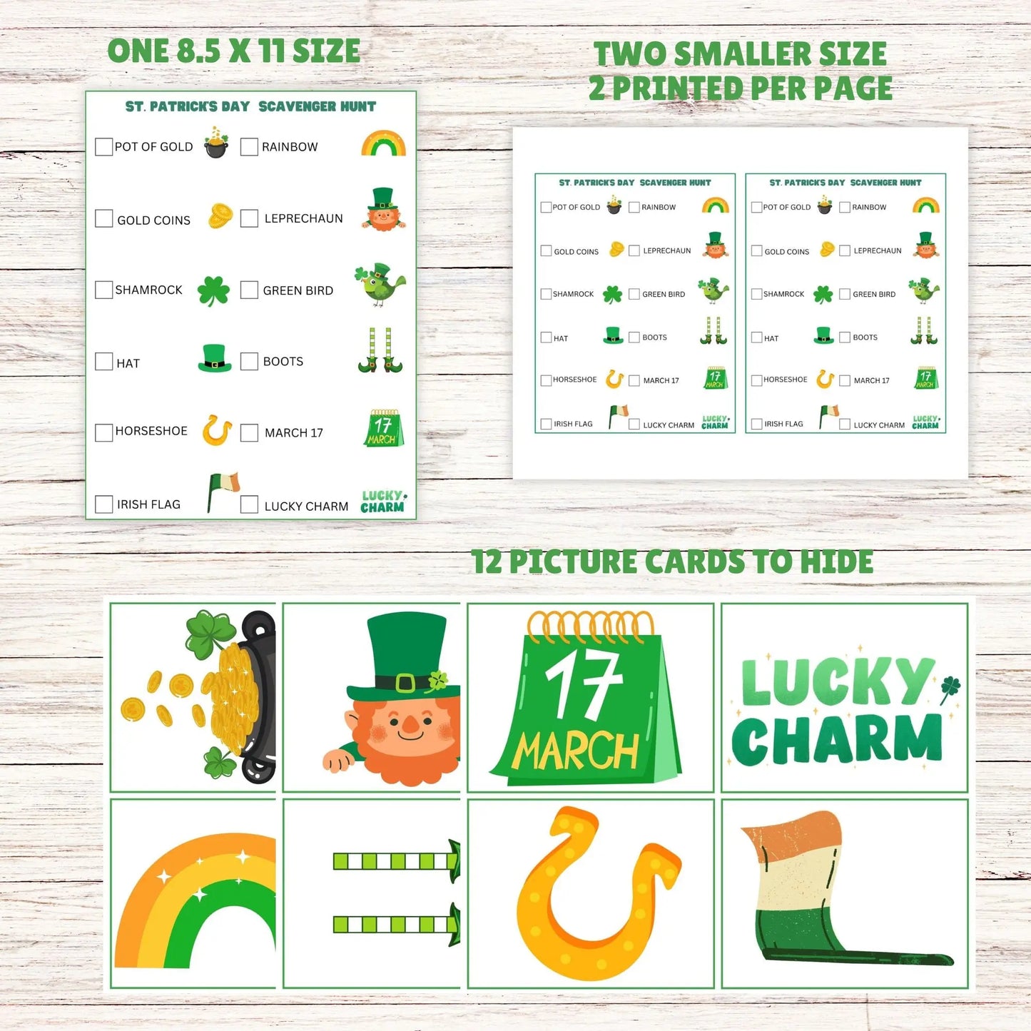 kids st patricks day printable games