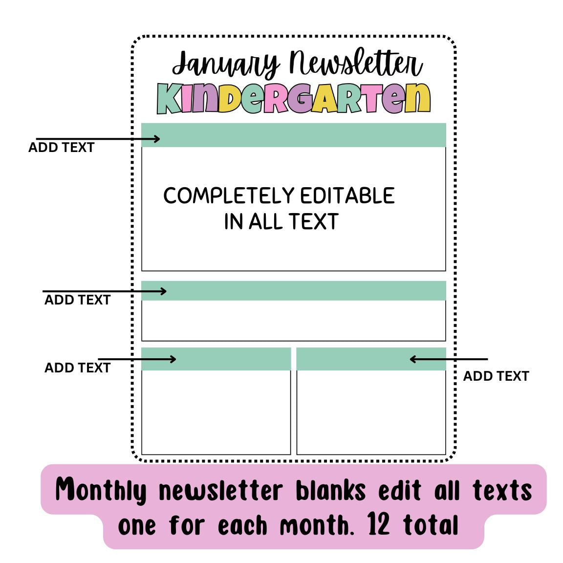 kindergarten newsletter