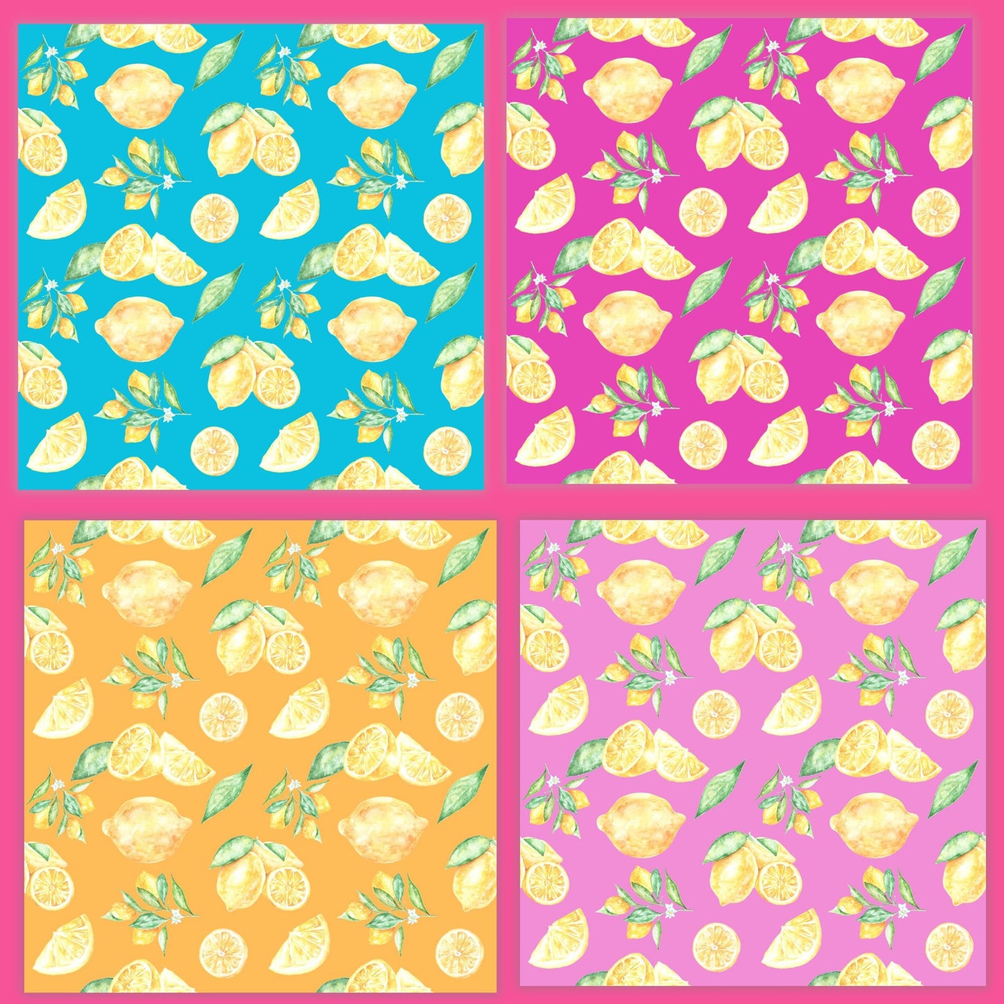 cute lemon background paper