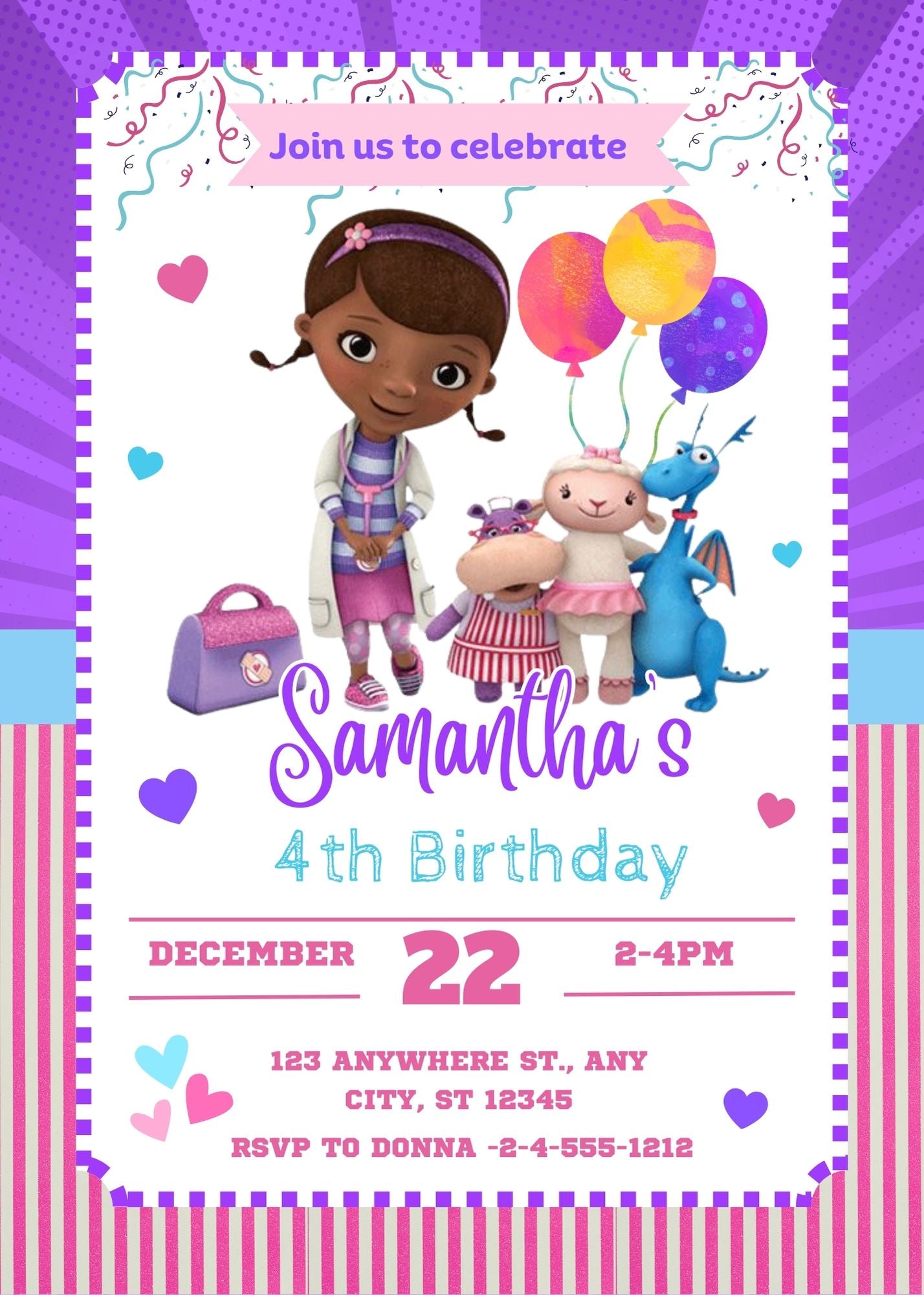 doc mcstuffins birthday theme