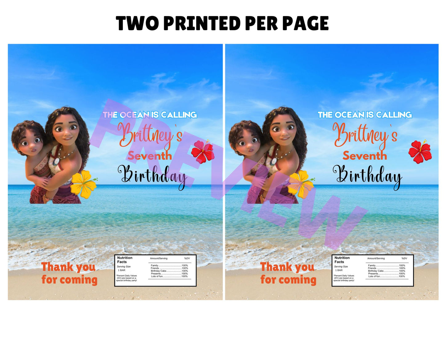 cute moana luau theme birthday supplies