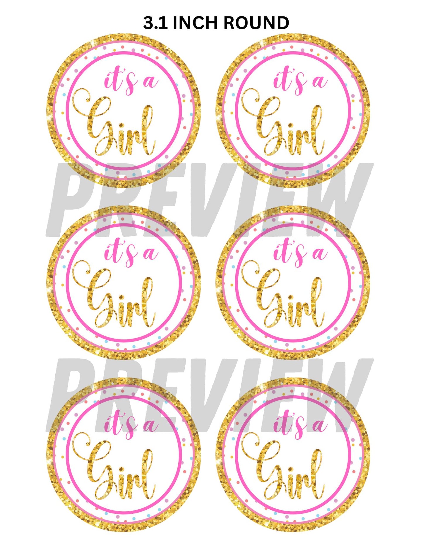 it's a girl cupcakes