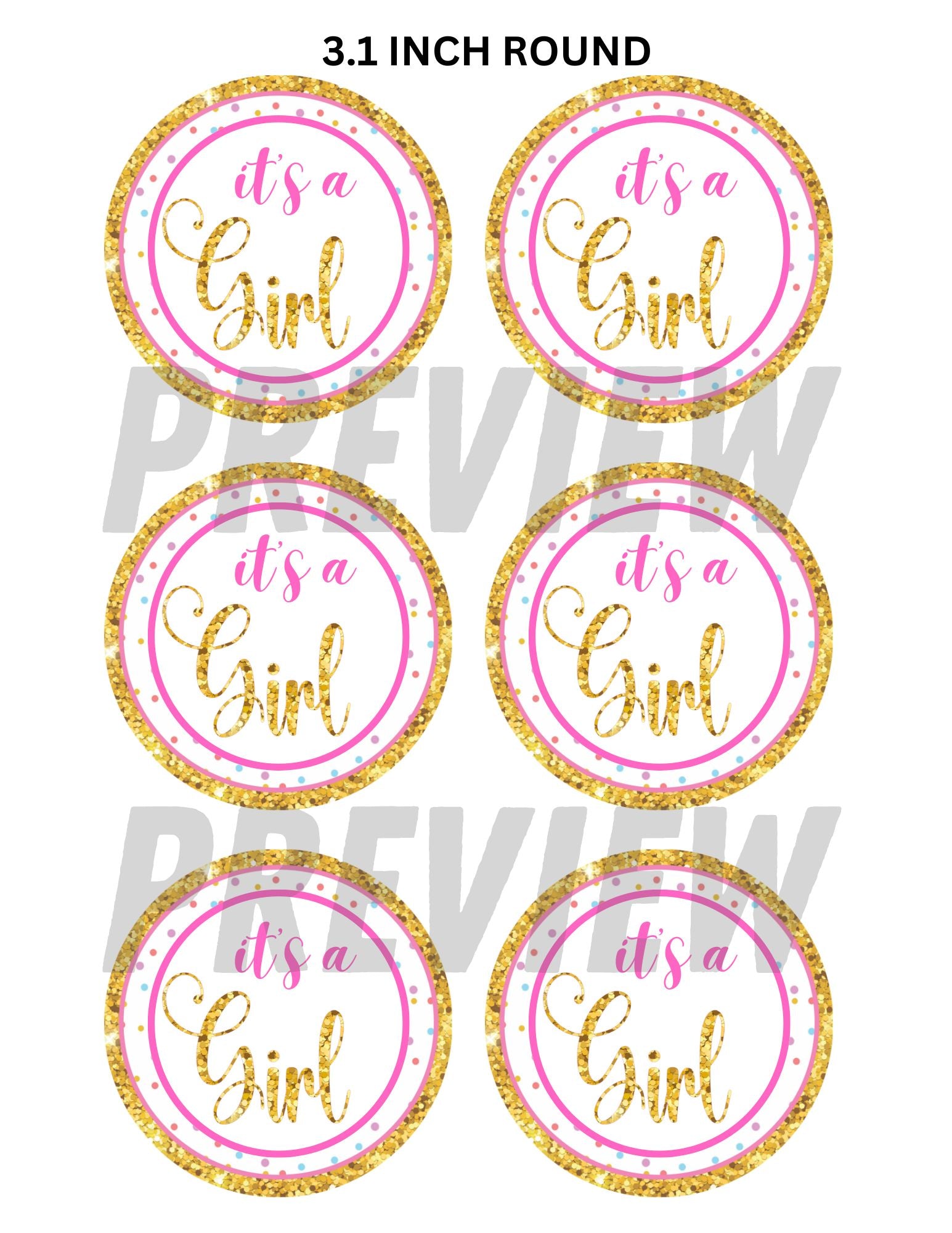 it's a girl cupcakes