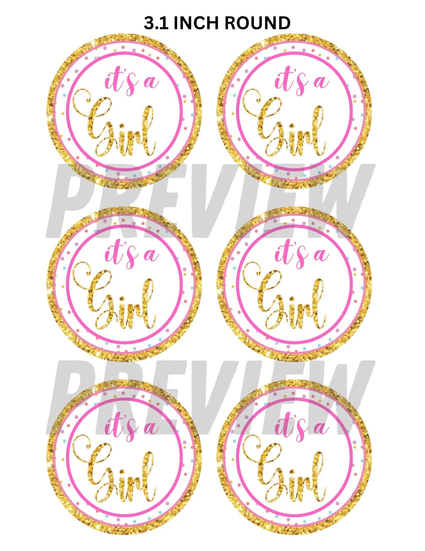 it's a girl cupcakes