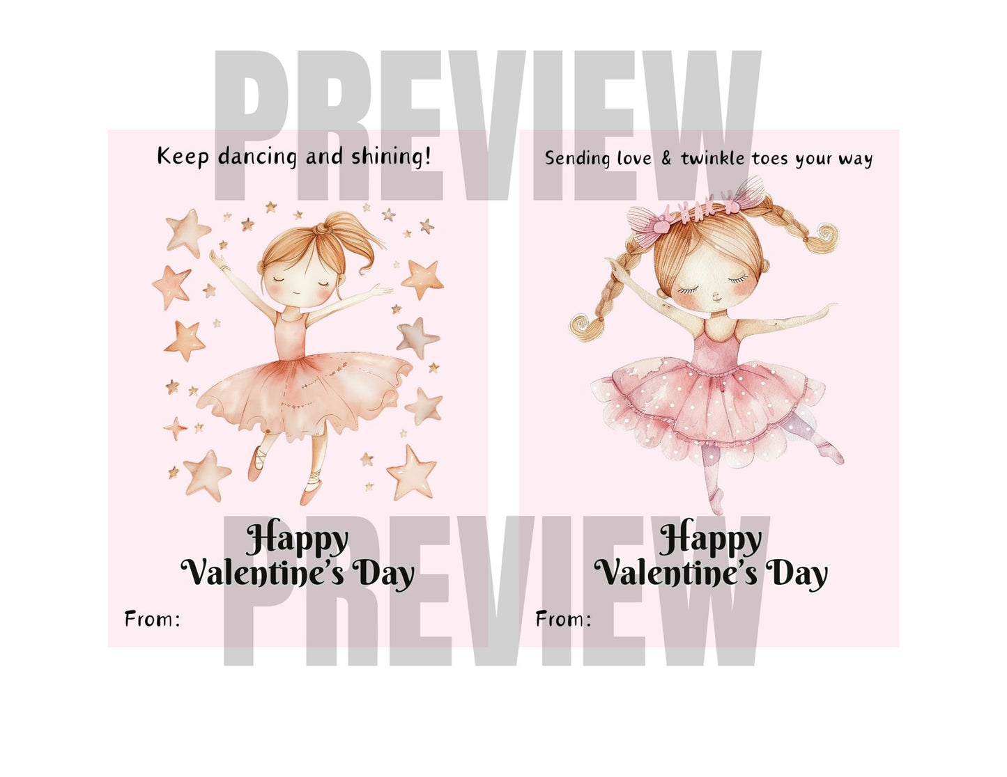 cute girls valentine's day cards