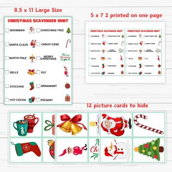 outdoor christmas scavenger hunt