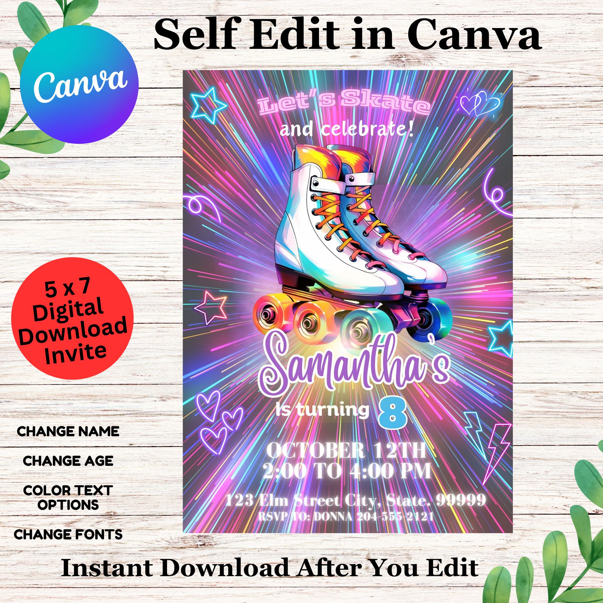 roller-skate-birthday-invitation-template-roller-skating-birthday-in-girly-girl-tutus for Free Printable Birthday Invitations Roller Skating Roller Skate Birthday Invitation Template - Roller Skating Birthday In – Girly Girl Tutus for Free Printable Birthday Invitations Roller Skating