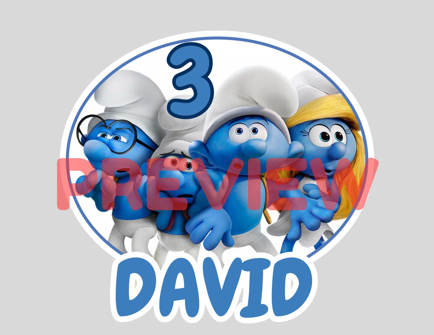 kids smurfs birthday party ideas
