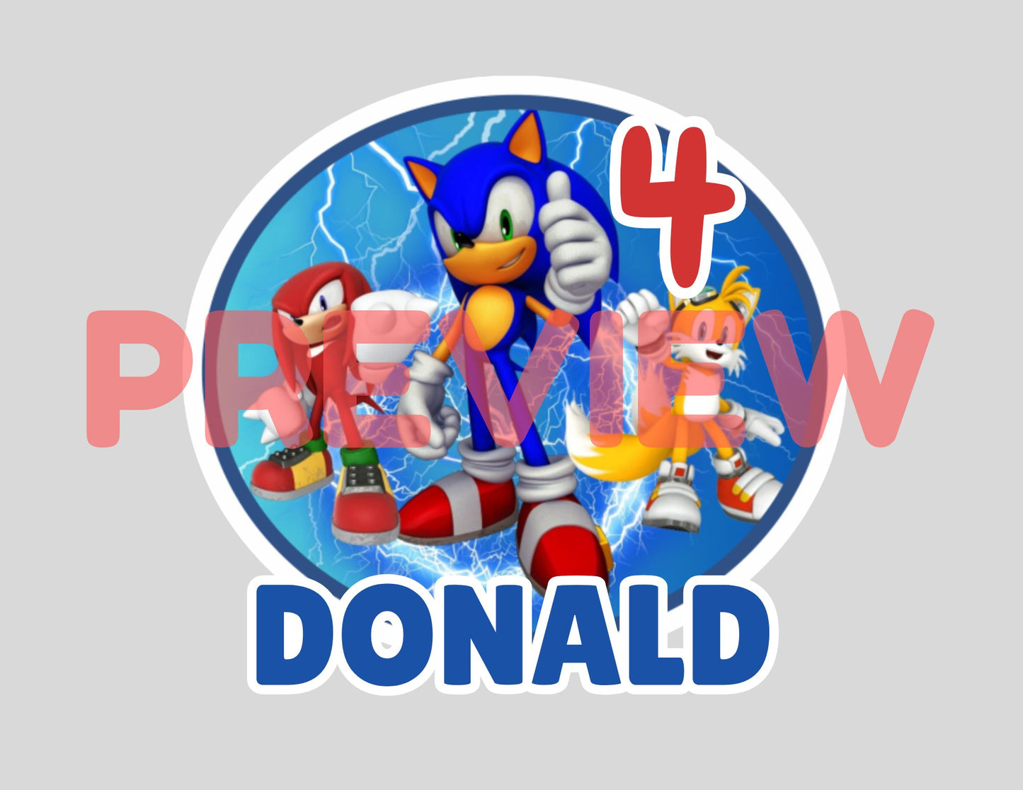 boys sonic birthday party cake