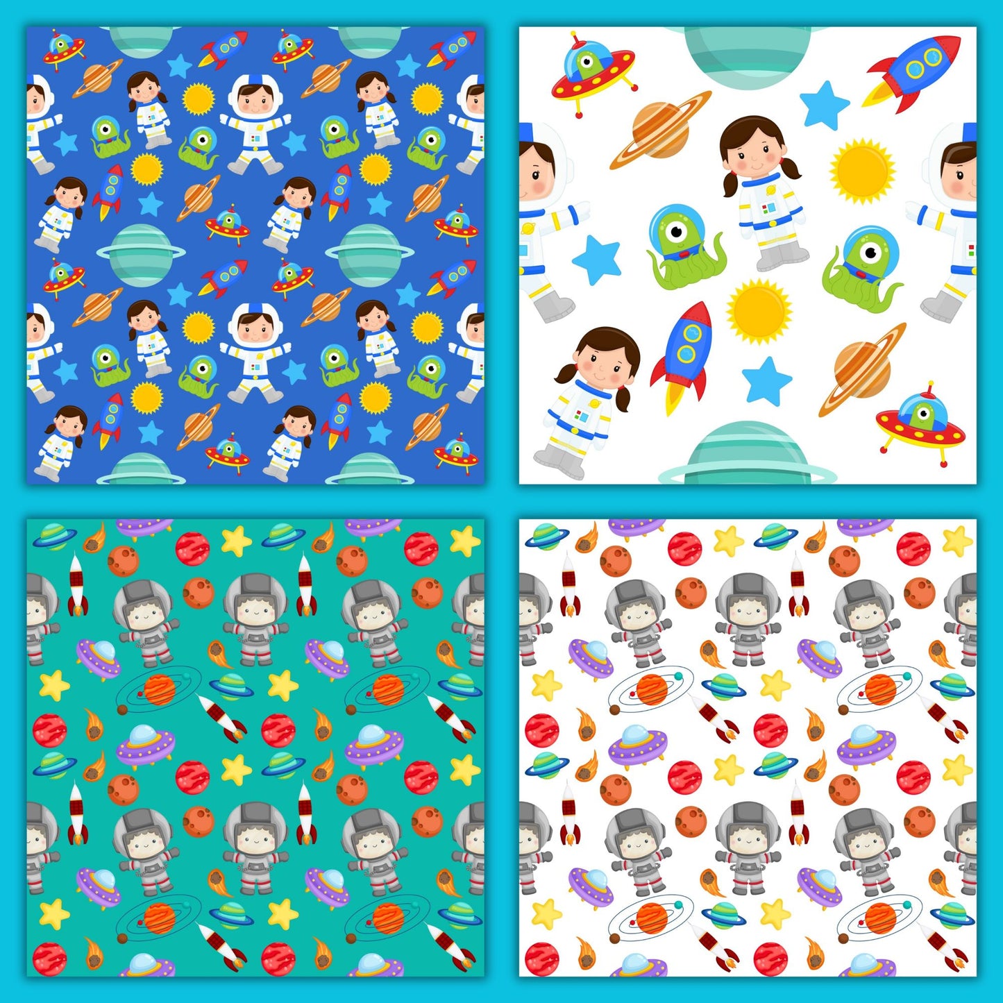 colorful space astronaut wallpaper