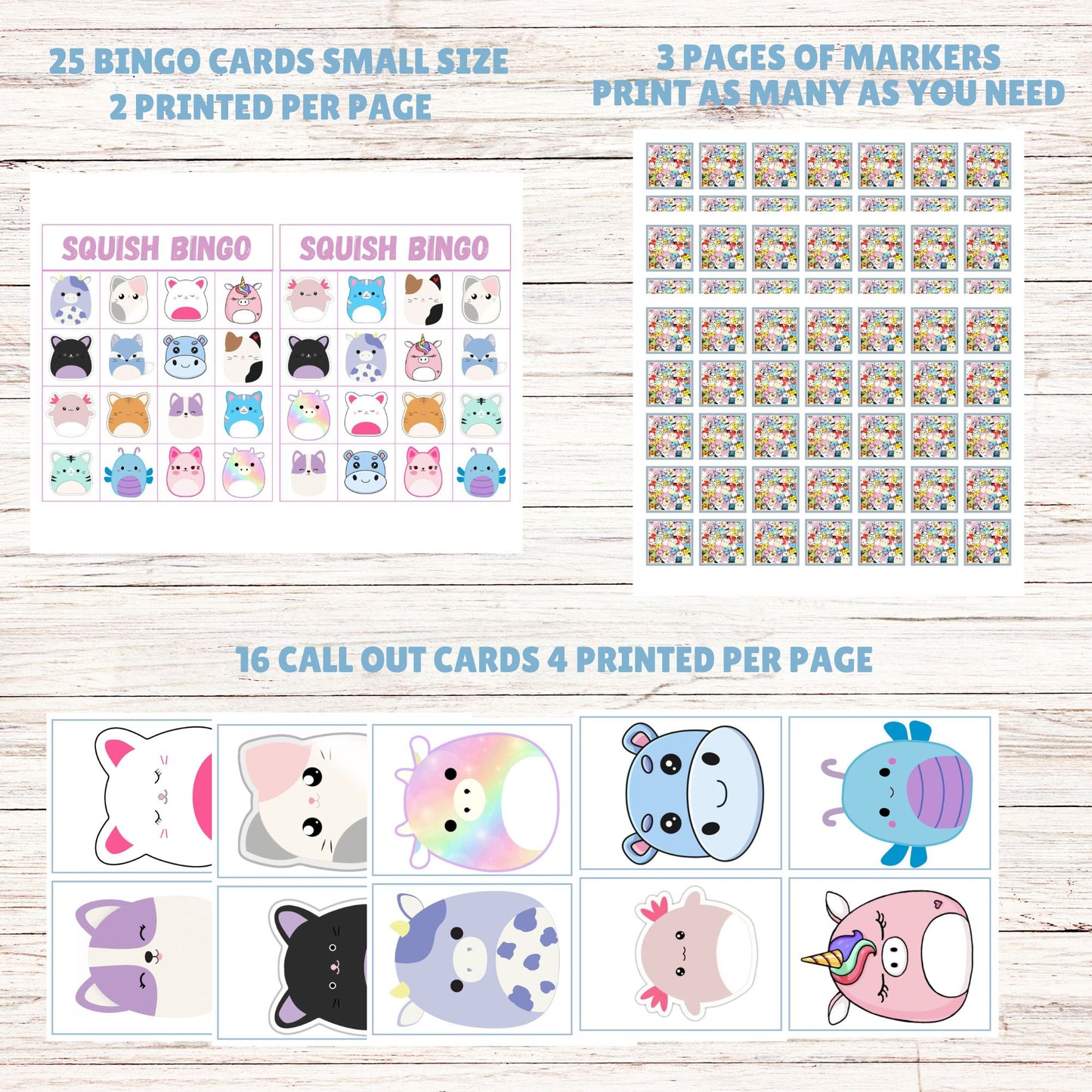 squish printable bingo game online