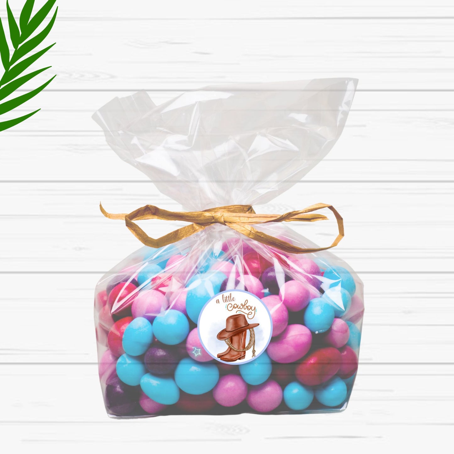 cowboy party favor baby shower