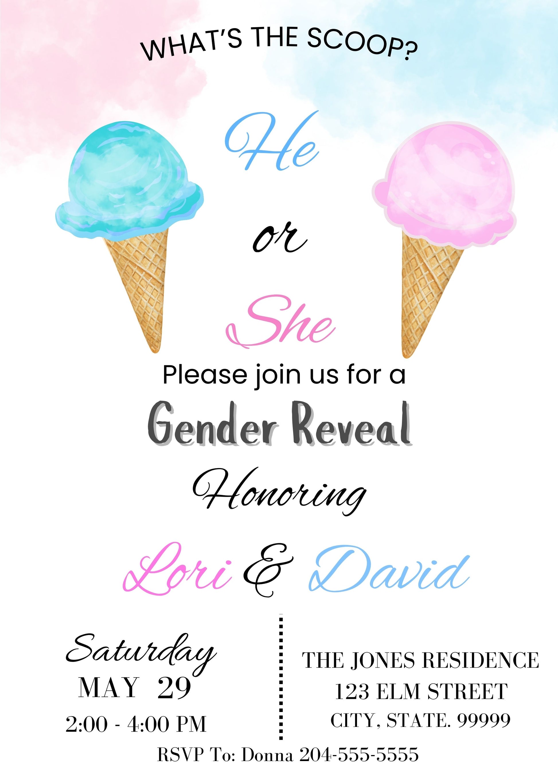 blue or pink gender reveal ideas