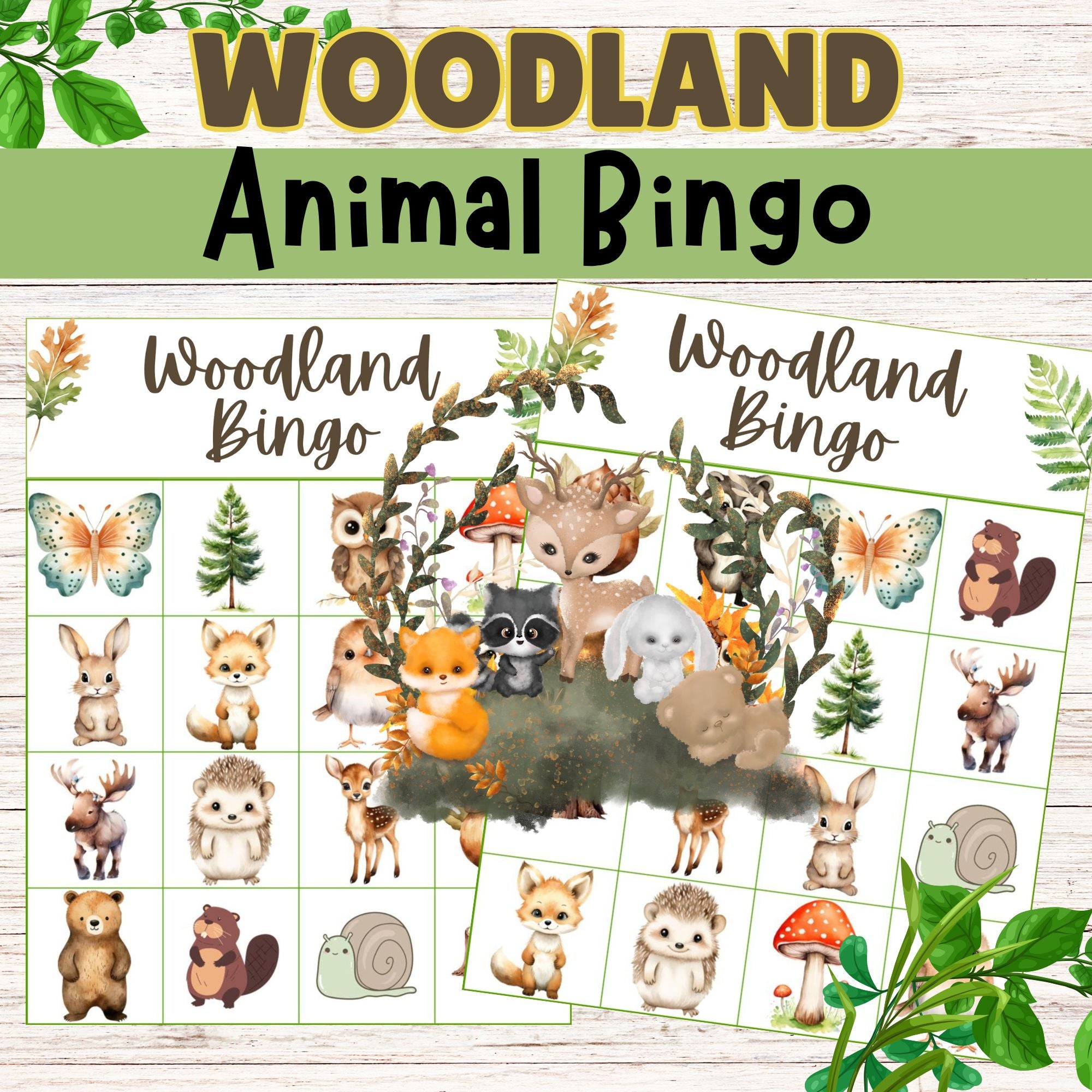 woodland-bingo-game-printable-woodland-bingo-game-online-girly-girl-tutus for Animal Bingo Printable Pdf Free Woodland Bingo Game - Printable Woodland Bingo Game Online – Girly Girl Tutus for Animal Bingo Printable Pdf Free