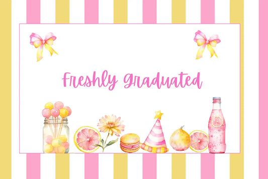 Freshly Graduated Party Ideas - DIY party decorations for graduation Girly Girl Tutus