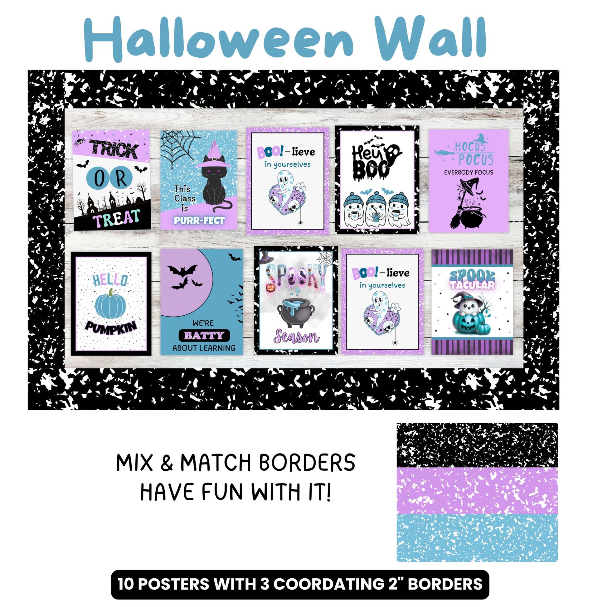 halloween classroom posters 