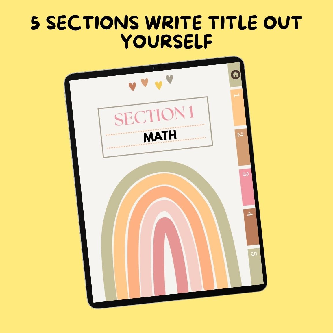 boho aesthetic hyperlinked digital journal