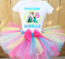 Load image into Gallery viewer, Summer Anna and Elsa Personalized Birthday Outfit
