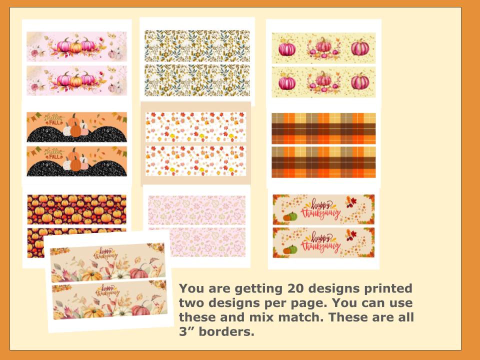 fall pumpkin wall design 