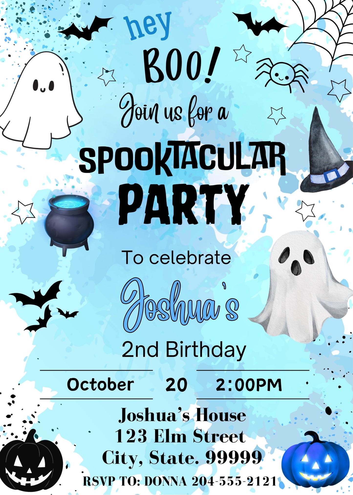 halloween birthday party boy