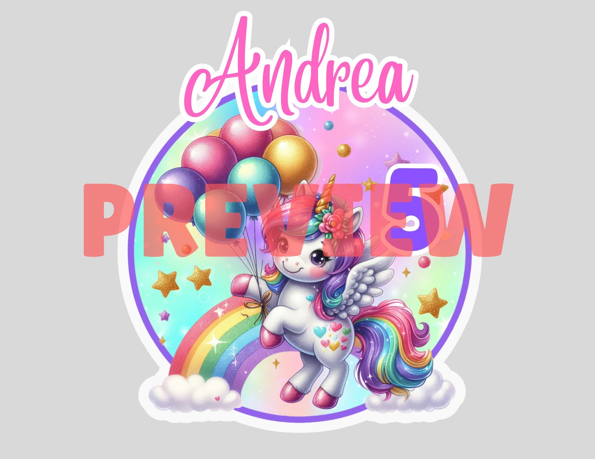 DIY unicorn party decorations