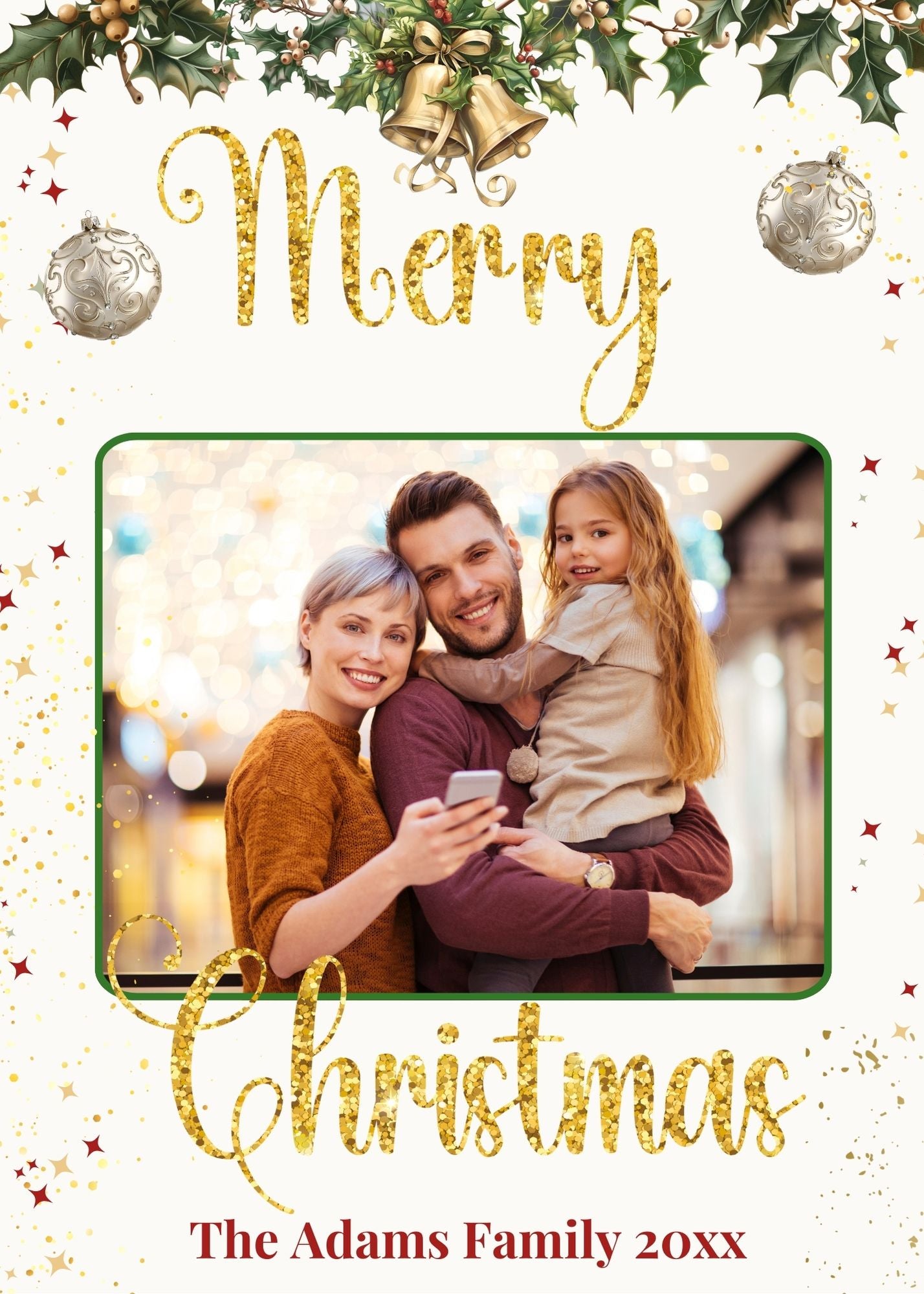 personalized christmas card online 