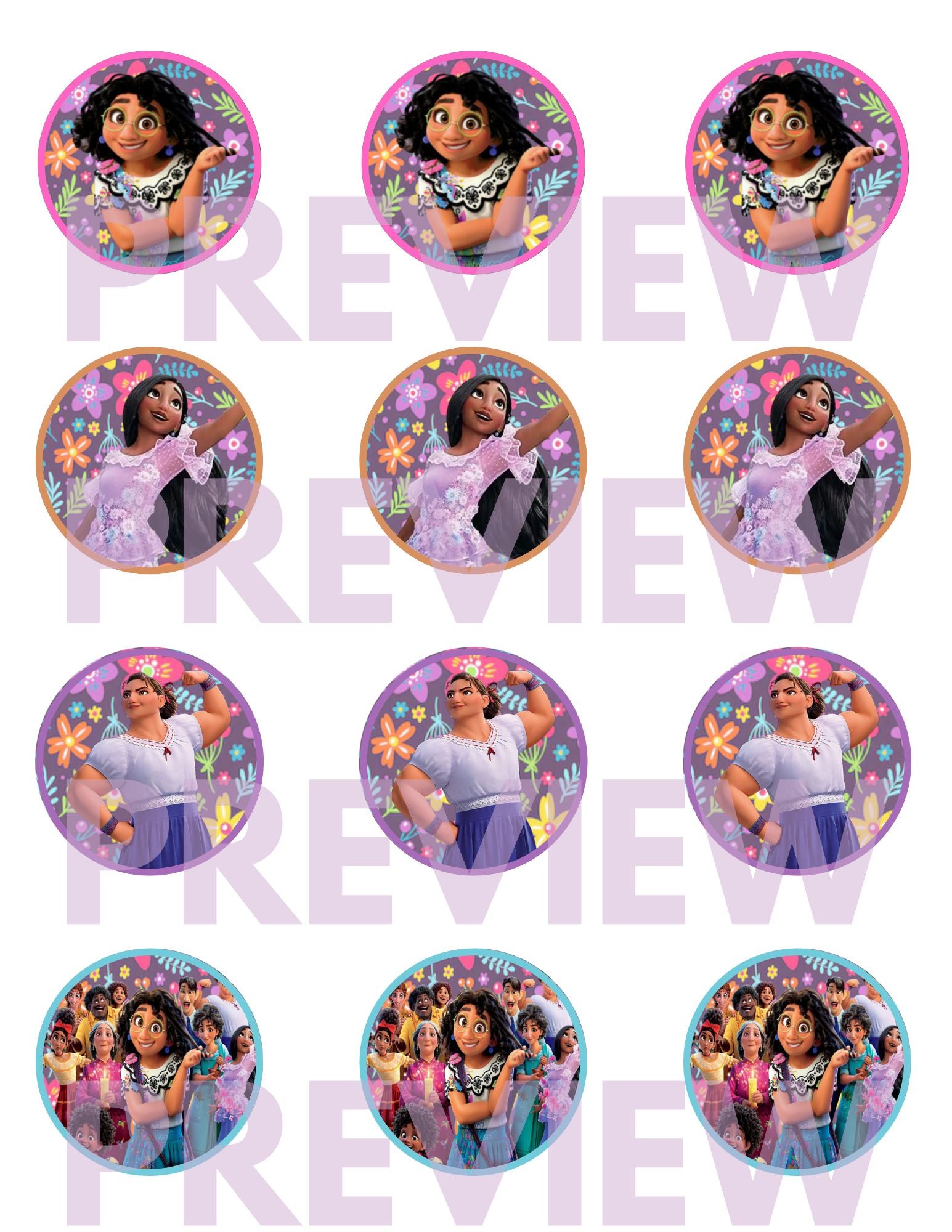 Encanto Birthday Party
Printable Cupcake Topper
Mirabel Party Decor
Instant Download
