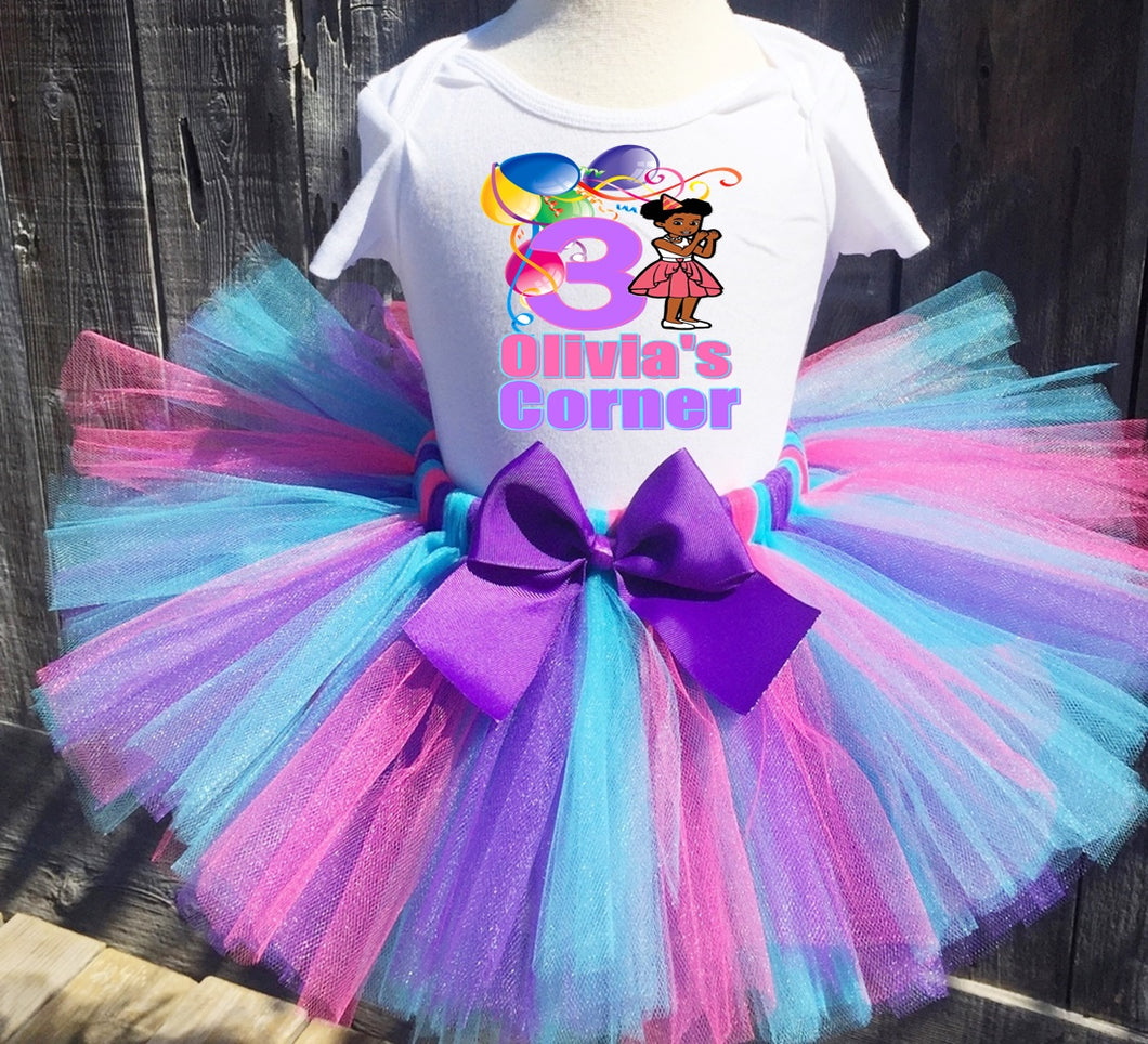 Girls Gracie's Corner Personalized Birthday Outfit