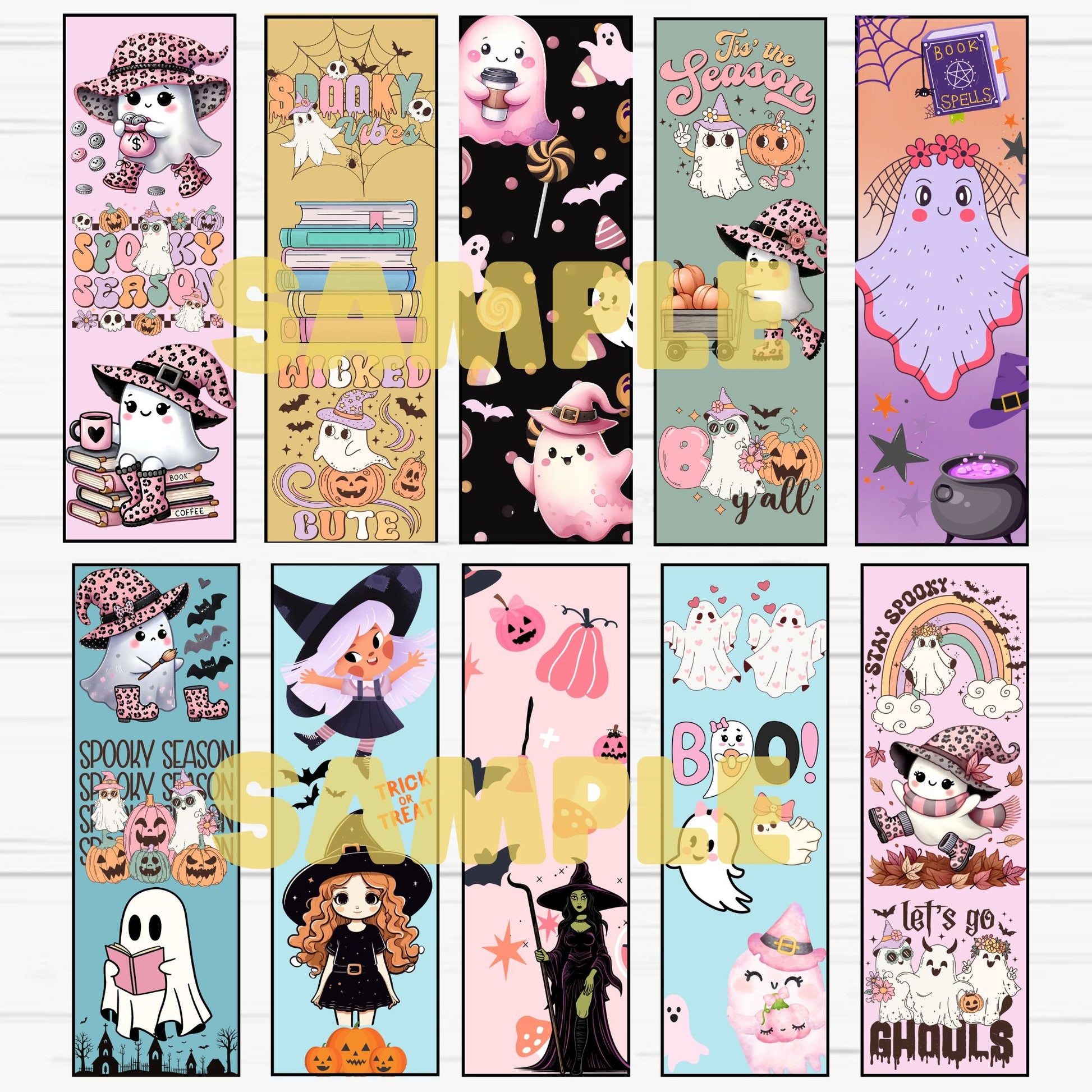 cute halloween bookmarks