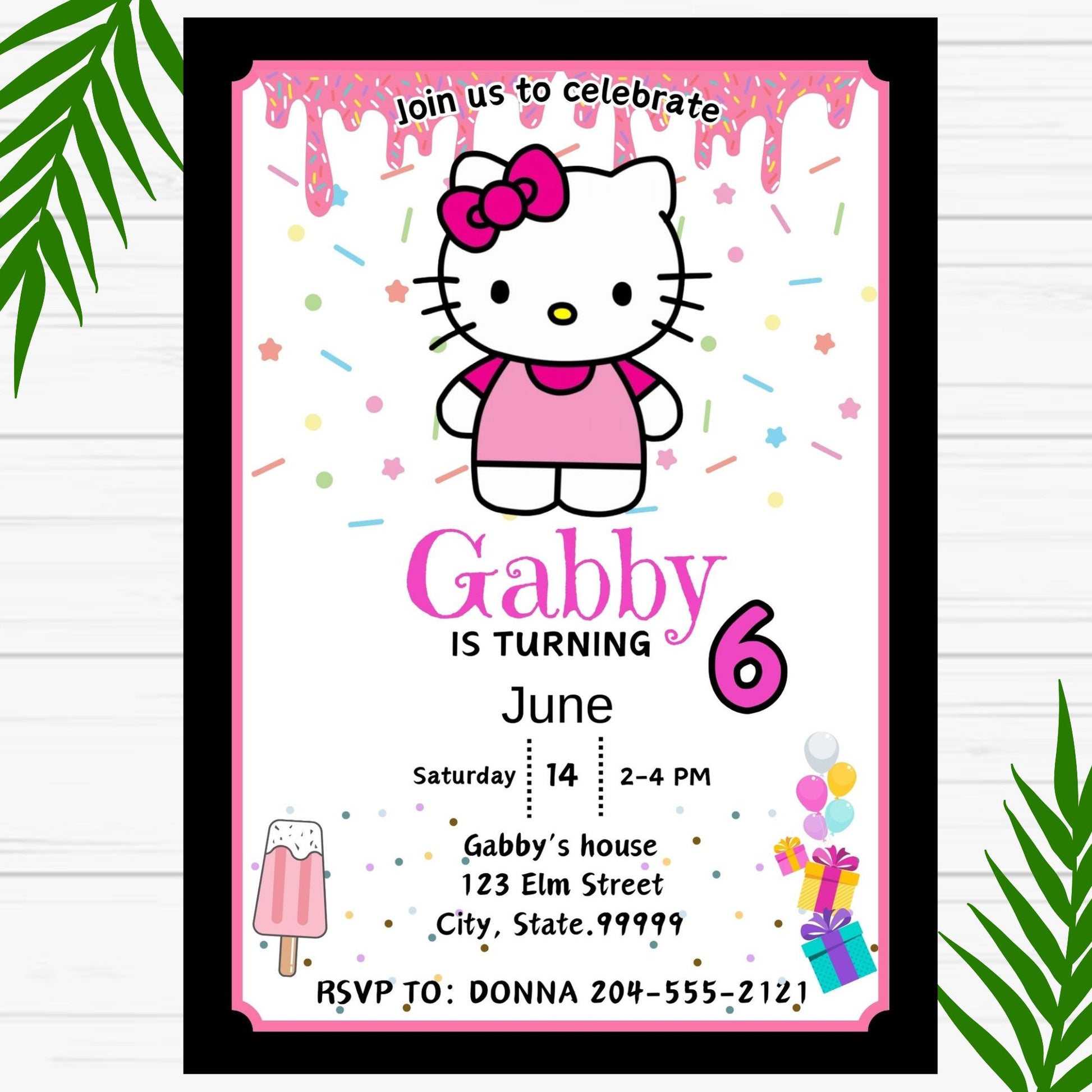 Hello Kitty Personalized Birthday Invitation - Printable PDF – Girly Girl Tutus hello-kitty-personalized-birthday-invitation-printable-pdf-girly-girl-tutus
