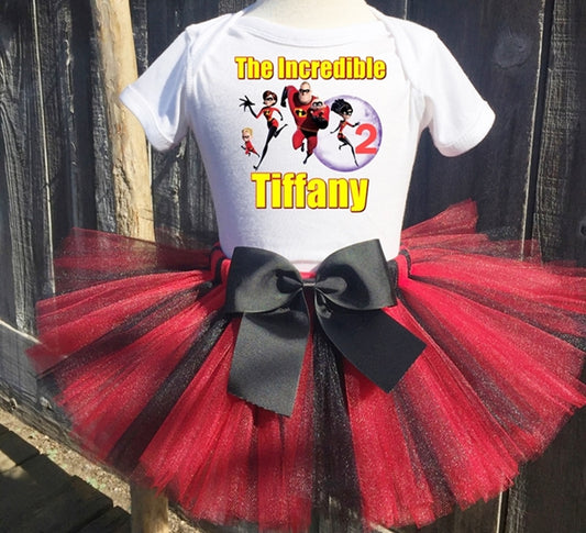 The Incredibles Birthday Outfit, Customized T-shirt