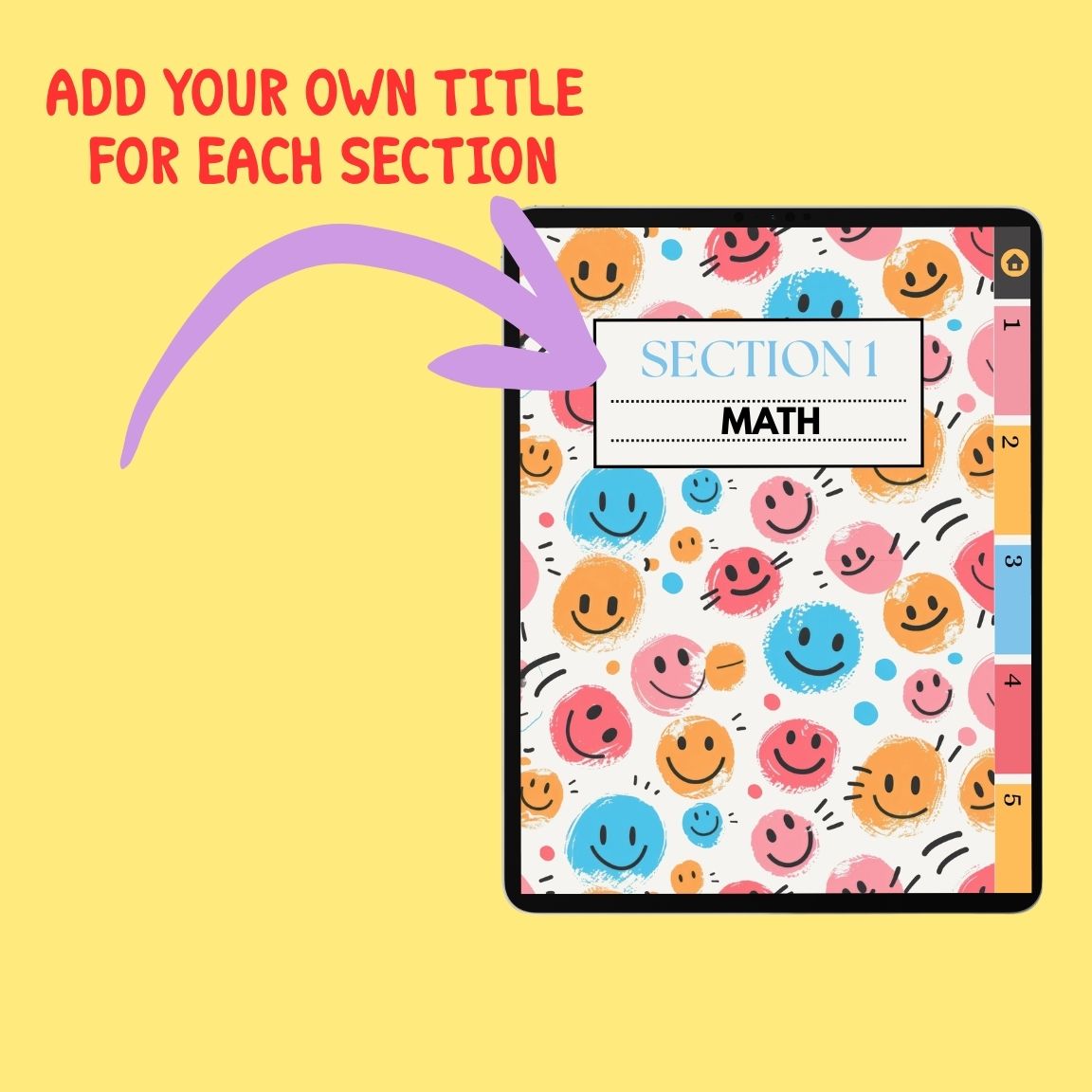 Homeschool digital notebook preppy aesthetic