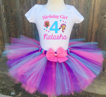 Load image into Gallery viewer, Girls Bubble Guppies Birthday Tutu Outfit Set
