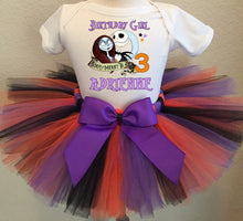 Load image into Gallery viewer, Nightmare Before Christmas Customized Birthday Tutu Outfit Set
