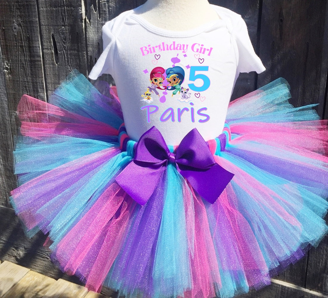 Shimmer And Shine Personalized Birthday Outfit